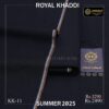 KK-11 Black Royal Khaddi Summer Khaddar