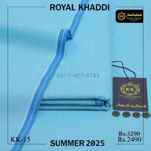 KK-15 Ferozi Royal Khaddi Summer Khaddar