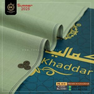 PK-818 Premium Slub Designer Summer Khaddar