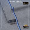 KK-31 Silver Grey ROYAL KHADDI Summer Khaddar