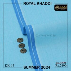 KK-15 Ferozi Royal Khaddi Summer Khaddar