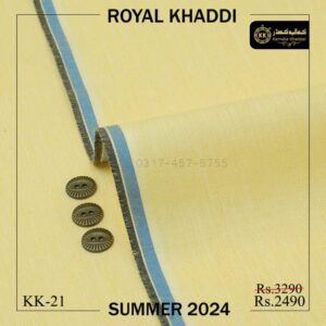 KK-21 Vanilla Royal Khaddi Summer Khaddar