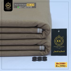 WG-419 Premium Goli Winter Khaddar 2024-25