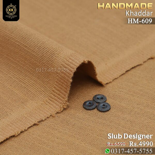 Winter Handicraft Series HM-609 HandMade Slub Designer Khadi Khaddar 2024