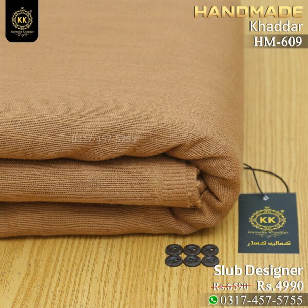 Winter Handicraft Series HM-609 HandMade Slub Designer Khadi Khaddar 2024