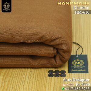 Winter Handicraft Series HM-610 HandMade Slub Designer Khadi Khaddar 2024