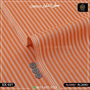 KK-627 Designer Premium Khaddar Kurta With White Shalwar